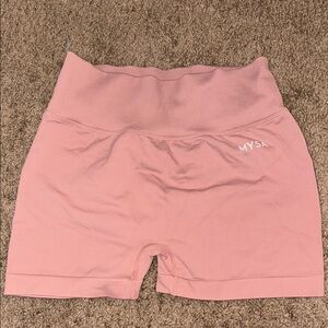 Pink Athletic Shorts with Elastic Waistband